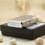 Zippo base stamp and engraved Buddhist borders on KZ144 chrome Armor lighter
