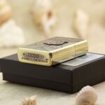 Zippo base stamp on KZ160 Route 66 brass Armor lighter
