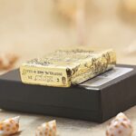 Zippo base stamp and engraved landscape edges of KZ162 brass Armor lighter