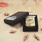 KZ162 Chinese mountain landscape Zippo Armor lighter displayed in its original box