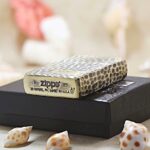 Zippo base stamp and textured edges of KZ175 limited-edition Armor lighter