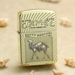 Camel King Size Nutty Menthol artwork engraved on brass Zippo 1941 Replica lighter