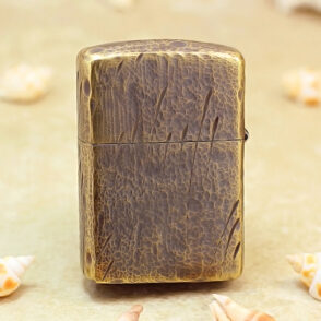 Etching Brass Armor 5-Sides Engraved Knife Marks Zippo Lighter