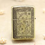 Game of Thrones Zippo Armor lighter engraved fantasy map artwork