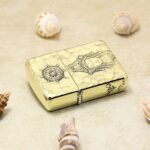 Buddha Relief brass Zippo Armor lighter reverse ship-wheel artwork