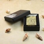 Guardian Angel brass Zippo Armor lighter in presentation box