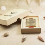 World of Warcraft brass Zippo Armor lighter in wooden presentation box
