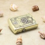 Freemasonry brass Zippo Armor lighter engraved reverse design