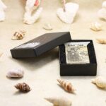 Dangerous Skull honeycomb Zippo Armor lighter in open box