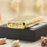 Camel Desert Map Zippo Armor lighter on original black box