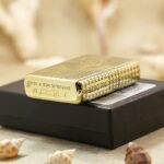 Windy Girl Stars Zippo Armor lighter on original black box