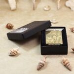 Windy Girl brass Zippo Armor lighter in presentation box