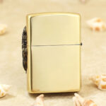 Japanese Zippo Antique Brass Scorpion Emblem Lighter – product image 2 of 7