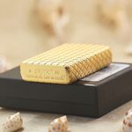 Woven braid pattern Zippo Armor lighter on original black box