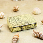White Tara Zippo Armor lighter reverse floral and Buddhist artwork