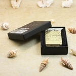 White Tara high-polish brass Zippo Armor lighter in presentation box