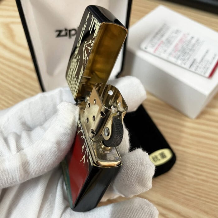Japanese Zippo Maki-e Urushi Mt Fuji | KingZendo
