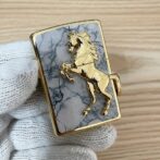 MarblingHorsePlatedGolden