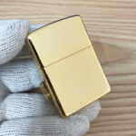 Japanese Zippo gold Marble Horse emblem lighter – alternate view 6