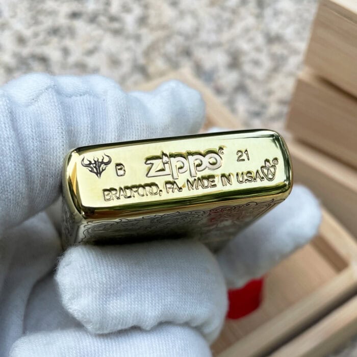 Four Horsemen New-Style Brass Zippo Armor Lighter