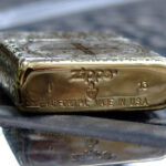 KZ252 Zippo Armor I 13 bottom stamp with A shield