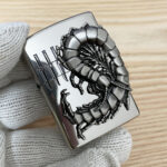 Japanese Zippo Black Ice Centipede Emblem Lighter - Image 1 of 9