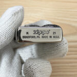 Japanese Zippo silver Big Snake emblem lighter – alternate view 8