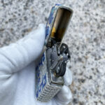 Zippo silver enamel Mythical Animal jacket lighter – alternate view 5
