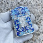 Zippo silver enamel Mythical Animal jacket lighter – alternate view 12