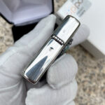 Japanese Zippo Silver-Plated Indian Turquoise Feather Lighter – product image 9 of 12