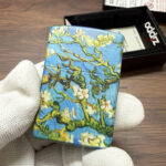 Zippo Van Gogh Almond Blossom full-wrap color lighter – alternate view 1