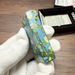 Zippo Van Gogh Almond Blossom full-wrap color lighter – alternate view 2