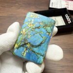 Zippo Van Gogh Almond Blossom full-wrap color lighter – alternate view 10