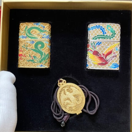 Zippo 2020 Asia-Pacific Dragon & Phoenix Enamel Lighter 20499