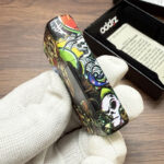 Zippo Wealth Skull full-wrap color lighter – alternate view 4