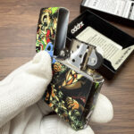 Zippo Wealth Skull full-wrap color lighter – alternate view 10