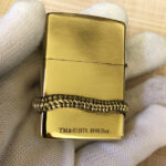 Alien Emblem No. 1 Zippo lighter lid engraving detail