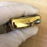 H.R. Giger Alien Emblem No. 1 brass Zippo lighter with original box
