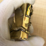 Alien Emblem No. 1 brass Zippo lighter in presentation box