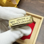 Bound Woman Zippo Armor lighter side and hinge view