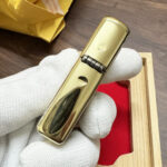 Bound Woman brass Zippo Armor lighter base stamp close-up