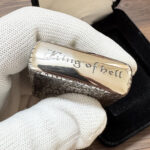 Son of Satan Pentagram sterling silver Zippo Armor lighter – second polished top-edge view engraved King of Hell