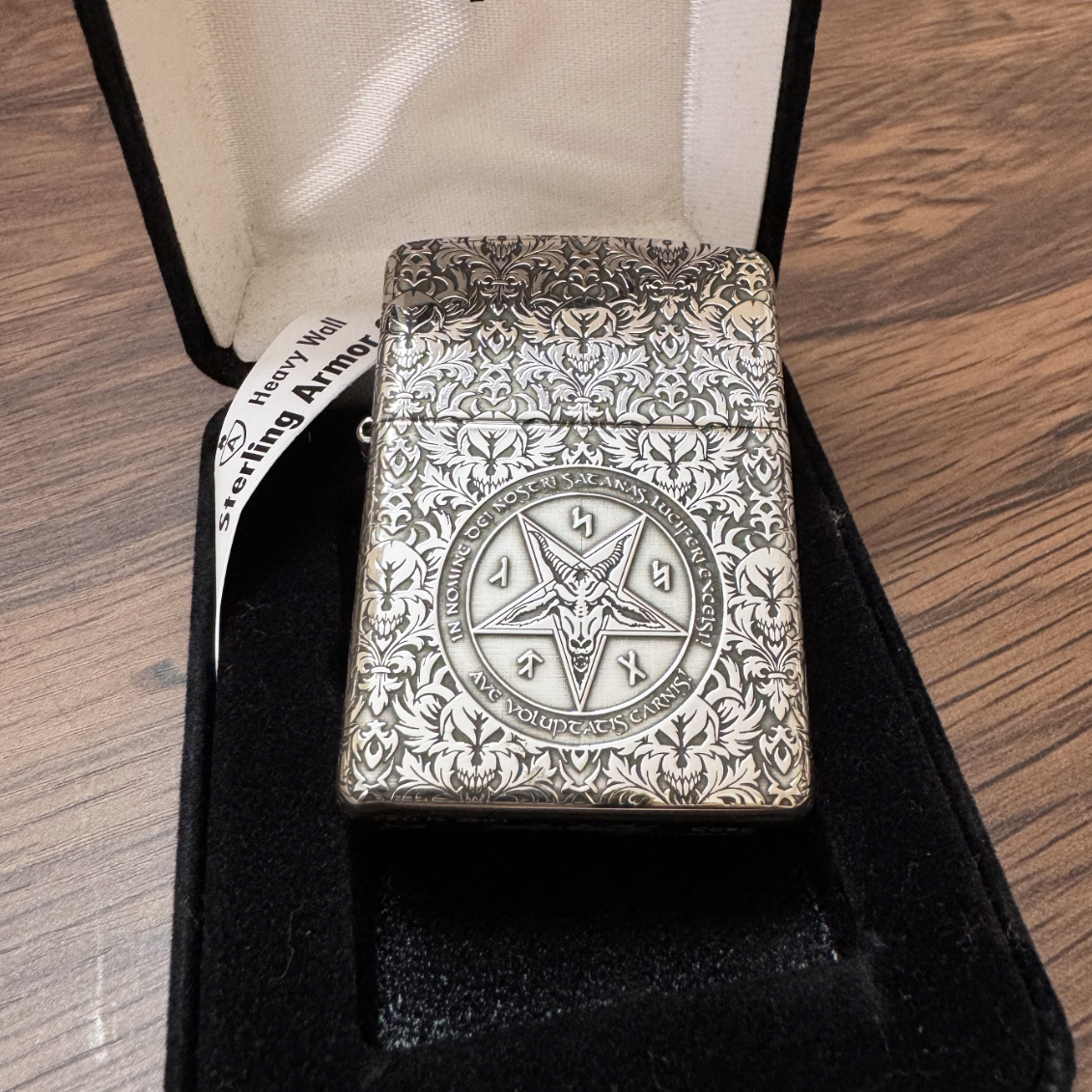 コレクション STERLING SILVER ZIPPO Zippo ARMOR Brushed Sterling Silver Lighter Model 27 | eBay