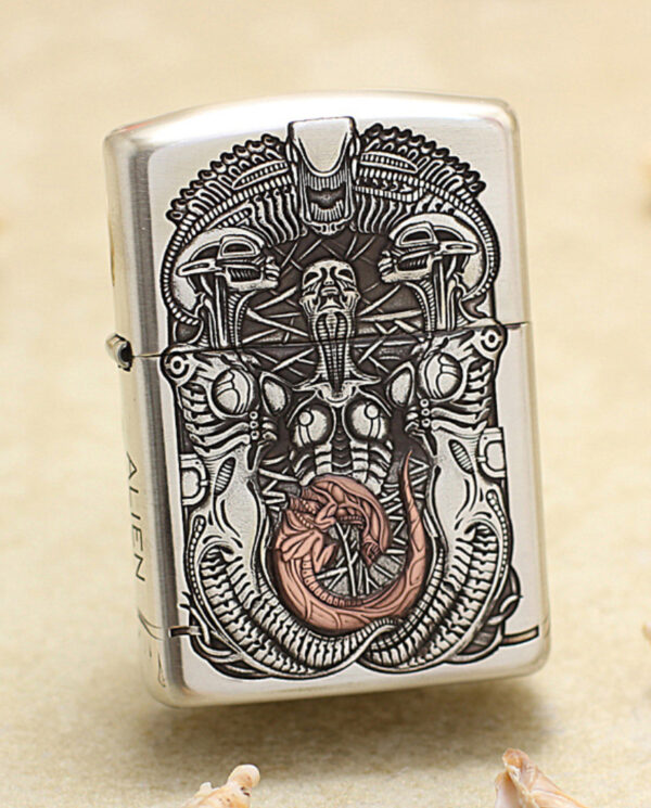 ZippoArmorSterlingSilverHRGiger