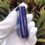 ZippoBlueMatteWindyGirlLimitedEditionWithLady_04