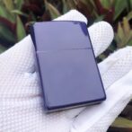 ZippoBlueMatteWindyGirlLimitedEditionWithLady_05