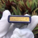 ZippoBlueMatteWindyGirlLimitedEditionWithLady_10