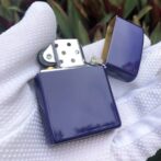 ZippoBlueMatteWindyGirlLimitedEditionWithLady_13