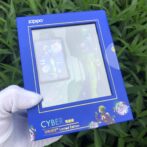 ZippoBlueMatteWindyGirlLimitedEditionWithLady_21