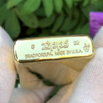 Napoleon Zippo Armor lighter engraved side view